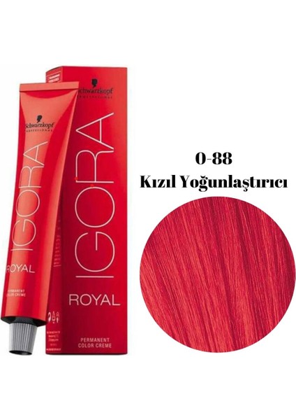 Igora Royal Saç Boyası 0-88 Kızıl Yoğunlaştırıcı fiyatları