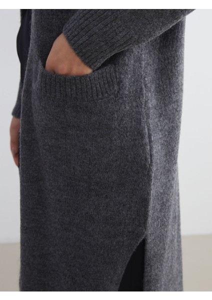 Yeni Sezon Şal Yaka Kadın Triko Hırka modelleri