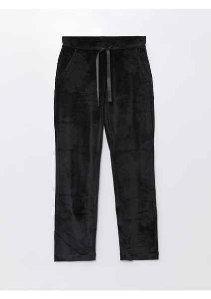 Yeni Sezon Beli Lastikli Düz Kadife Kadın Pijama Alt indirimleri