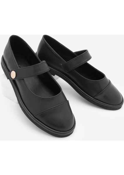 Kadın Loafer Bantlı Cırt Cırtlı Günlük Ayakkabı Vorpe