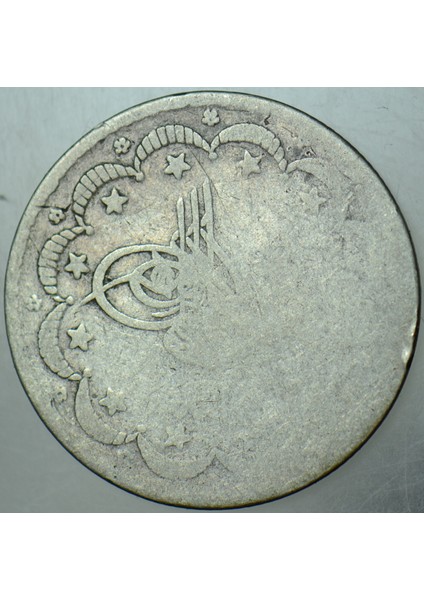 Iı. Abdülhamid Gümüş 5 Kuruş 1293/? Istanbul Darbı. Osmanlı Imparatorluğu. 5,7 Gr. modelleri