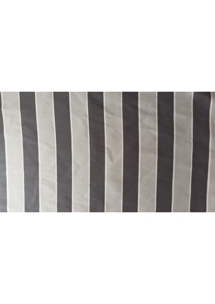 Balkon Perdesi Brandası Bağcıklı Ölçü Seçenekli Gri Çizgili fiyatları