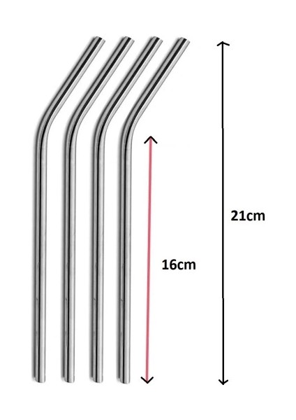 Paslanmaz Çelik Pipet Seti 5 Parça fiyatları