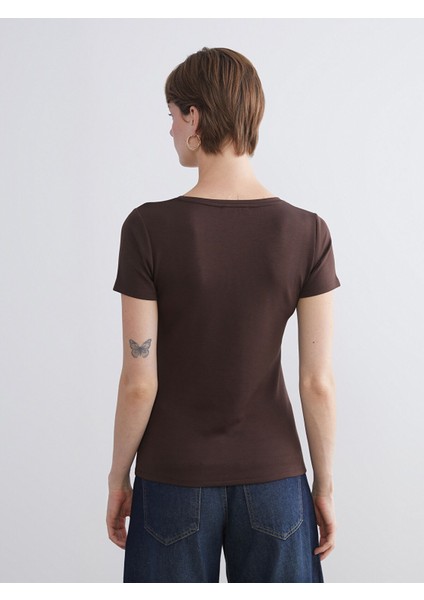 Yeni Sezon V Yaka Düz Kadın Tişört fırsatları