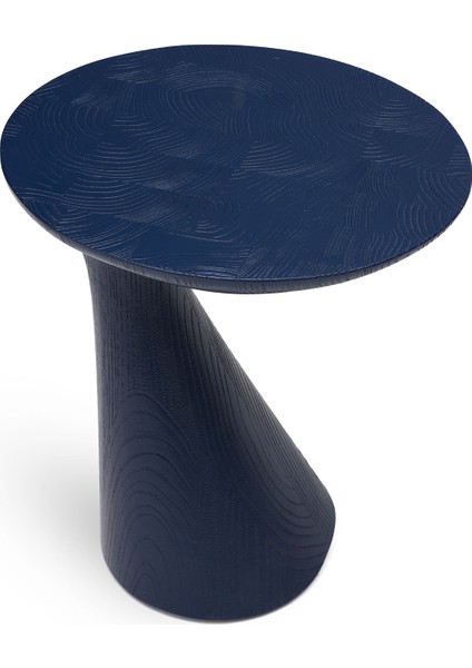 Pion Lacivert Ahşap Gövdeli Yan Sehpa fırsatları