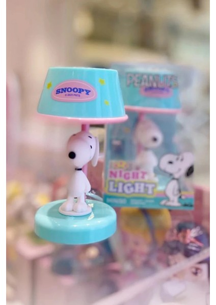 Snoopy Lisanslı Vintage Serisi Masaüstü Gece Lambası