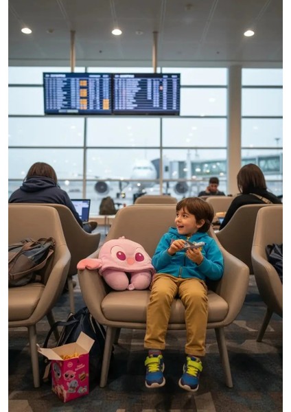 Disney Lilo&stitch Lisanslı Kapüşonlu Boyun Yastığı - Angel