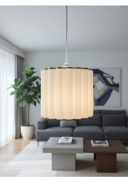 Modern Tasarım Pliseli Beyaz Avize fırsatları