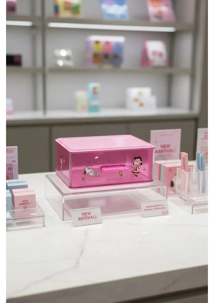 Snoopy Lisanslı Renkli Vintage Koleksiyonu Çekmece Düzenleyici