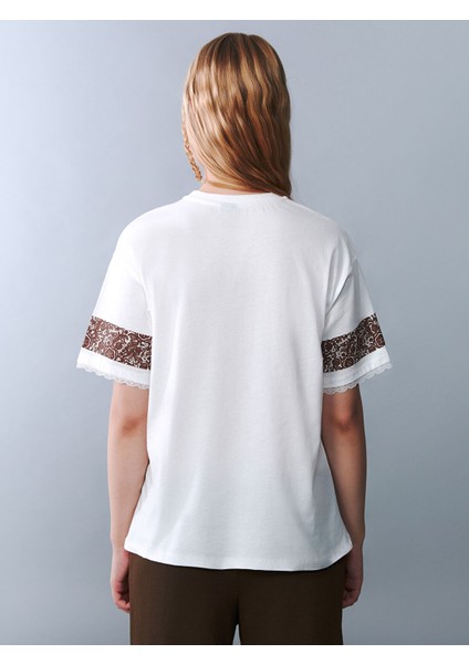 Yeni Sezon Bisiklet Yaka Genç Kız Tişört fırsatları