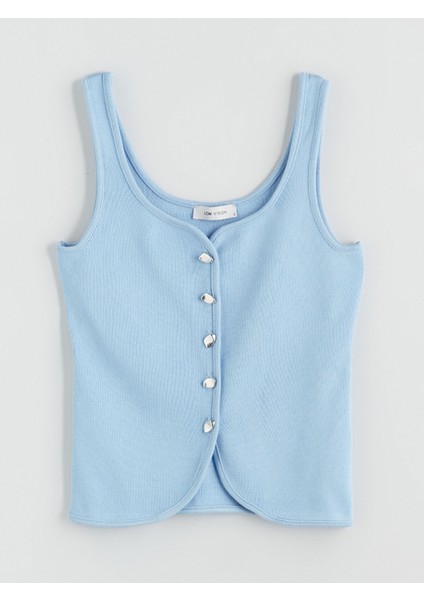 Yeni Sezon U Yaka Kadın Triko Yelek indirimleri