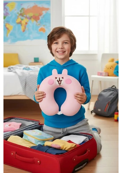 Küçük Hayvan Koleksiyonu Hafızalı Boyun Yastığı