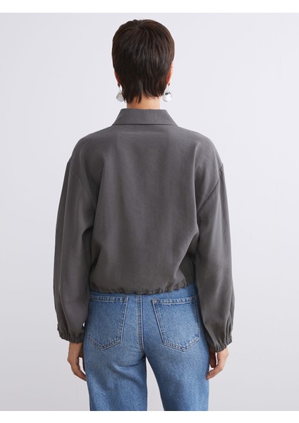 Yeni Sezon Modal Karışımlı Oversize Kadın Gömlek fırsatları