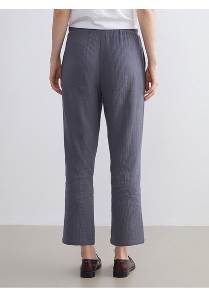 Yeni Sezon Beli Lastikli Dokulu Kadın Pantolon fırsatları