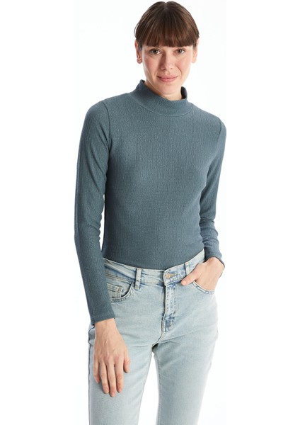 Yeni Sezon Dik Yaka Kadın Body