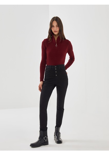 Yeni Sezon Jüpiter Süper Skinny Fit Kadın Jean Pantolon