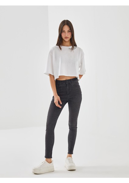 Yeni Sezon Jüpiter Süper Skinny Fit Kadın Jean Pantolon