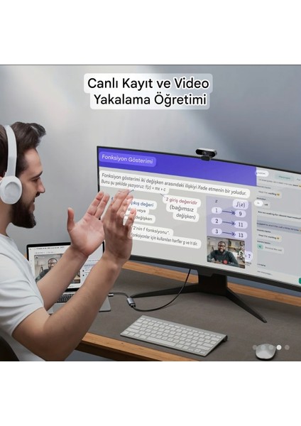 Görüntü Yakalama Kartı 1080P/60Hz HDMI Video Canlı Yayın Capture Card Usb Ve Type-C Çift Giriş CE Lisanslı Sertifikalı Orjinal