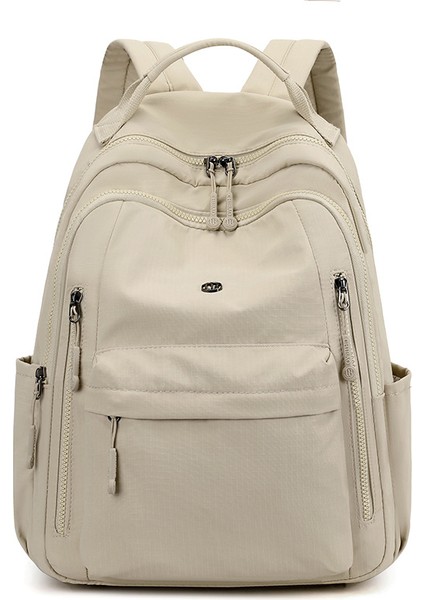 Kadın Sırt Çantası Oxford Kumaş Büyük Kapasiteli Sırt Çantası Basit Moda Günlük Hafif Seyahat Okul Çantası (Yurt Dışından)