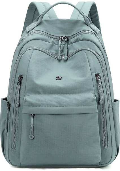 Kadın Sırt Çantası Oxford Kumaş Büyük Kapasiteli Sırt Çantası Basit Moda Günlük Hafif Seyahat Okul Çantası (Yurt Dışından)