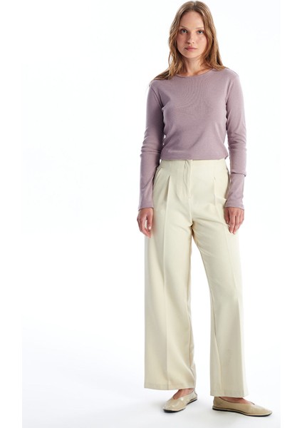 Yeni Sezon Bisiklet Yaka Düz Uzun Kollu Kadın Body fırsatları