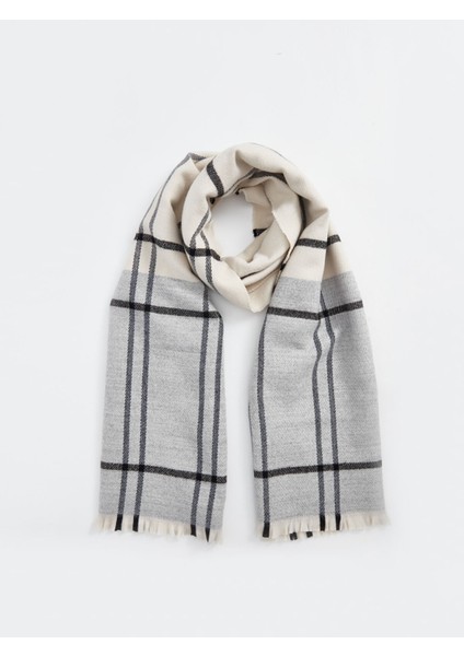 Yeni Sezon Ekose Desenli Kadın Atkı modelleri