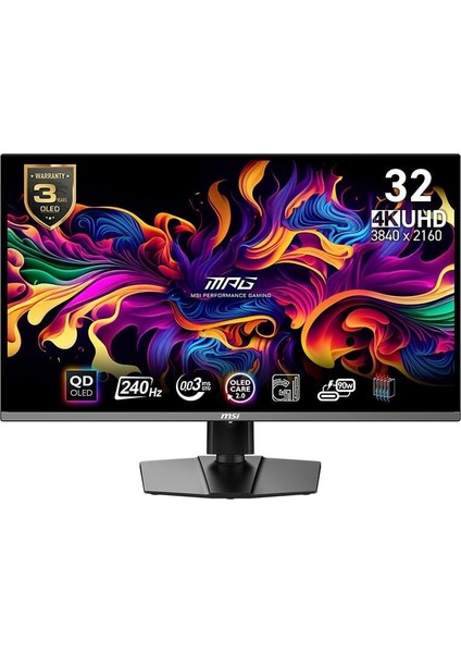 Msı 31.5'' Mpg 321URX Qd-Oled 3840X2160 (Uhd)