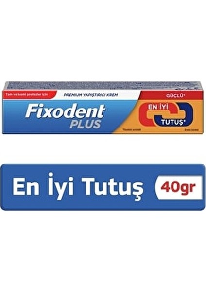 Plus Diş Protez Yapıştırıcı Krem Güçlü Tutuş 40 gr Aroma İçermez fiyatları
