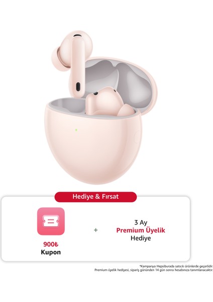 FreeBuds 7i ANC Aktif Gürültü Engelleme - Pembe