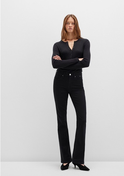 Molly Everyday Siyah Jean Pantolon 1013624623