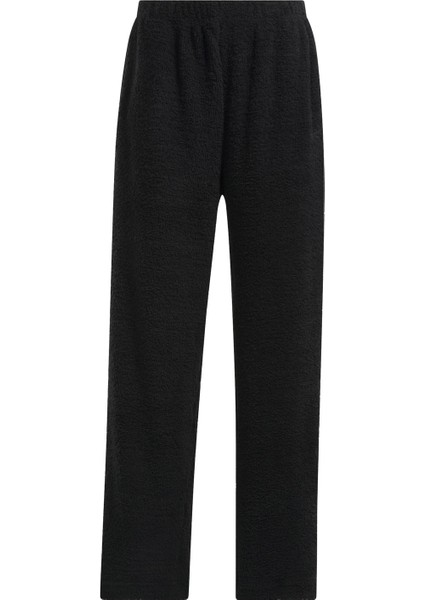 Wde Cozy Bottom Siyah Kadın Eşofman Altı