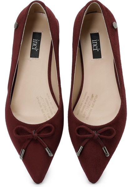 INCI HELEN 3PR Bordo Kadın Babet