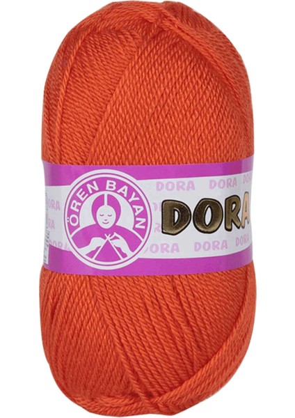 1 Adet Dora El Örgü Ipi Yünü 100 gr 031 Turuncu
