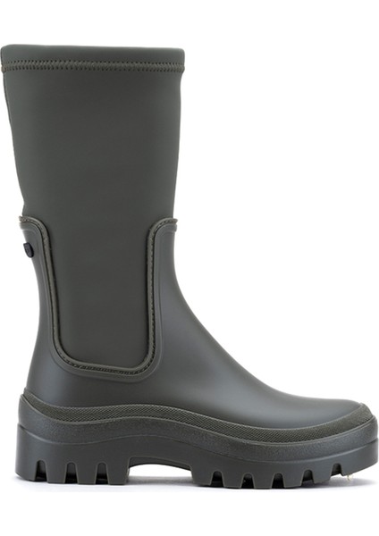 W10301 SOUL ENGOMADO Siyah Kadın Yağmur Çizmesi