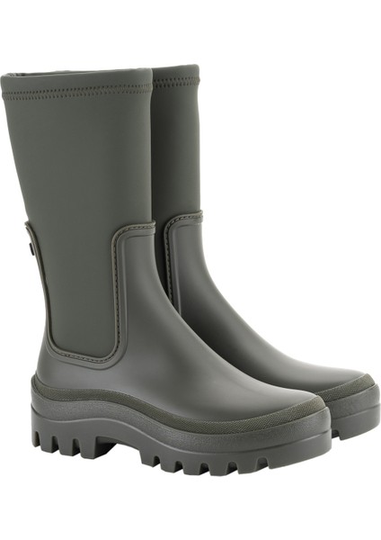 W10301 SOUL ENGOMADO Siyah Kadın Yağmur Çizmesi