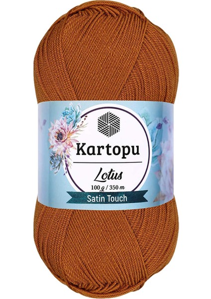 1 Adet Lotus Bikini Büstiyer Bluz Örgü Ipi K302 Tarçın