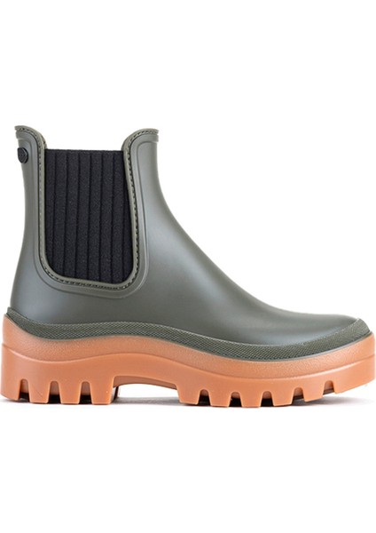 W10278 Soul Caramelo Haki Kadın Yağmur Botu
