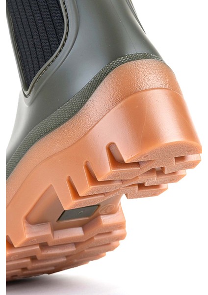 W10278 Soul Caramelo Haki Kadın Yağmur Botu