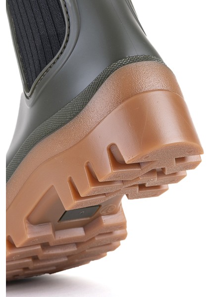 W10278 Soul Caramelo Haki Kadın Yağmur Botu