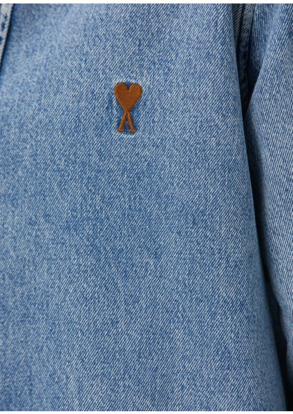 Classic Fit Mavi Denim Gömlek indirimleri