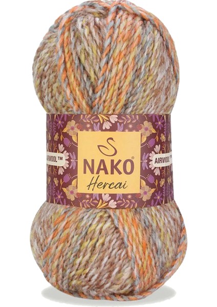 5 Adet Hercai Ebruli Hırka Kazak Atkı Bere El Örgü Ipi Yünü 76035 fiyatları