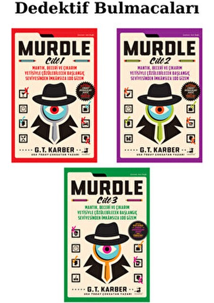 Murdle 3 Kitap Set- Dedektif Bulmacaları fiyatları
