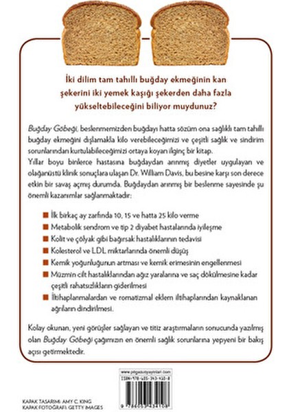 Buğday Göbeği - William Davis 352 Sayfa Sağlıklı Beslenme Rehberi fiyatları
