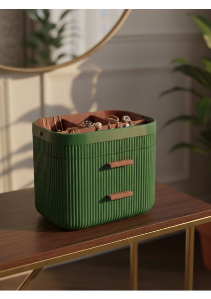 Minimalist Modern Estetik Takı Organizeri Kutusu Çok Katmanlı Çekmeceli fiyatları