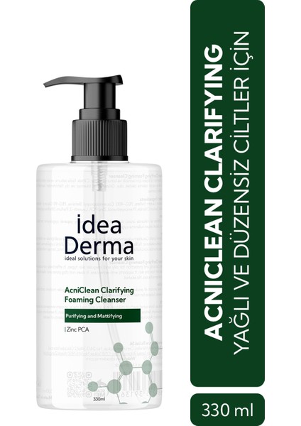 Idea Derma Acniclean Clarifying Foaming Cleanser 330 ml
