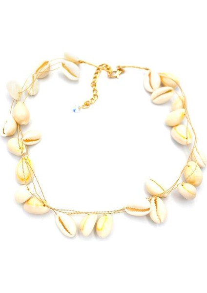 Deniz Kabuğu Kolye - Beyaz