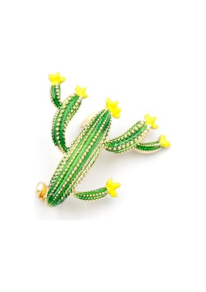 Kaktüs Broş - Yeşil fiyatları