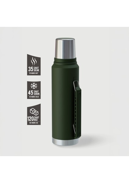 1 Camper Klasik Kulplu Sızdırmaz Çelik Termos 1.2 Lt ST-254 fiyatları