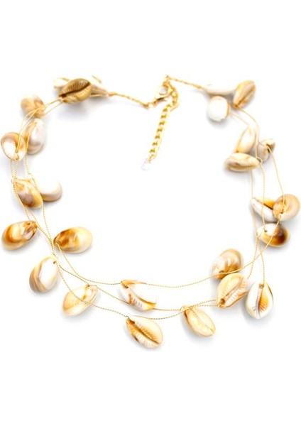 Deniz Kabuğu Kolye - Kahverengi fiyatları