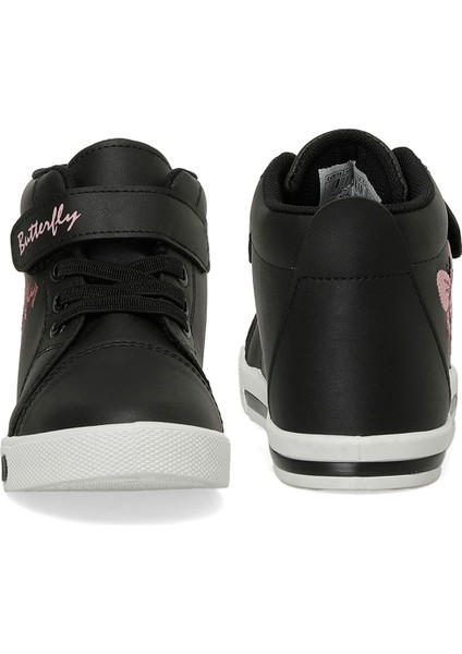 MAID.P4PR Siyah Kız Çocuk High Sneaker